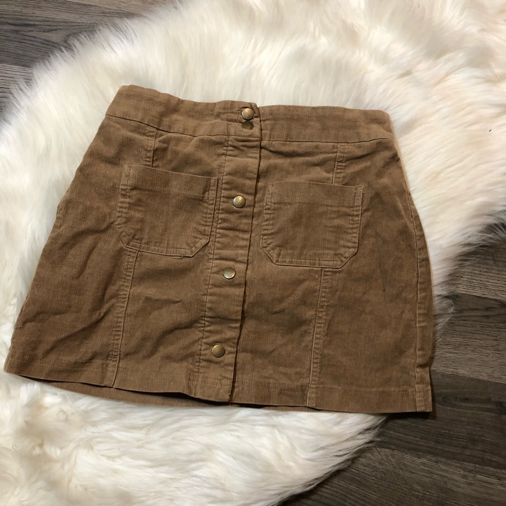 Corduroy skirt